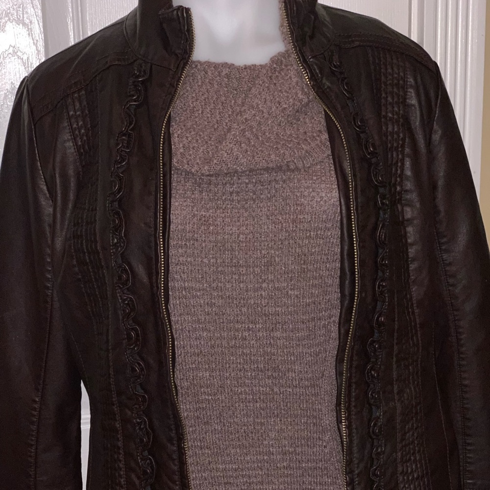 Big Chill Women's Faux Leather Jacket